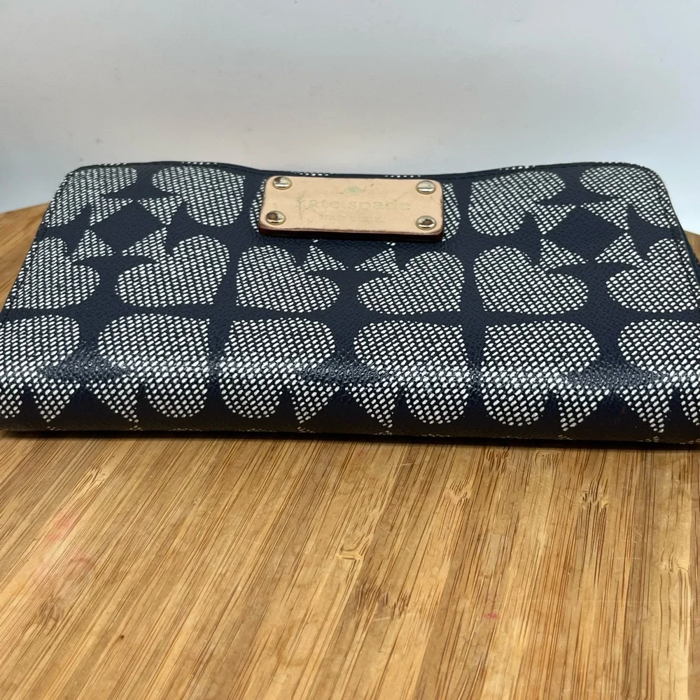 Kate Spade‎ Pebbled Leather Large Continental Wallet Clutch Purse